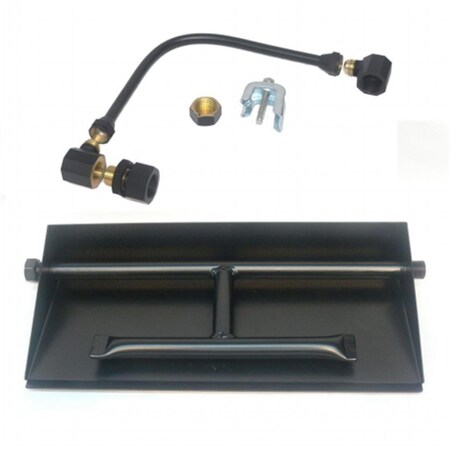 Sleep Ez 27 in. Powder Coated Dual Burner Pan Kit - Liquid Propane SL3188998